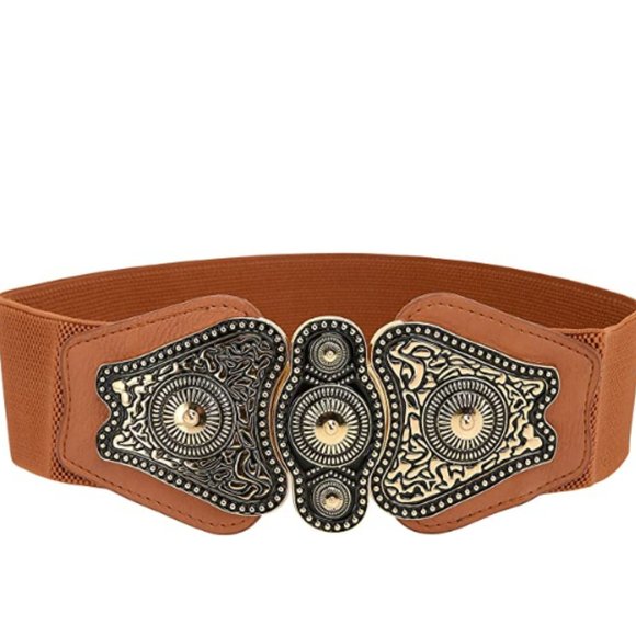 Stretch Vintage Antique Retro Buckle Belt main image 4